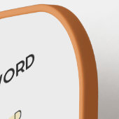 ラブワードクエスト – ハートパズル- I Love You ピックルボールラケット (左詳細)