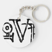 ラブワードタイポグラフィ キーホルダー (裏面)