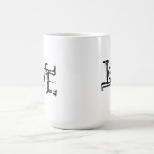 ラブワードタイポグラフィ コーヒーマグカップ (中央)