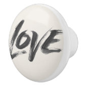 ラブワード書道ブラシレタリング エレガント セラミックノブ (右)