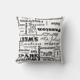 ラブワード装飾用クッション、装飾用クッション クッション