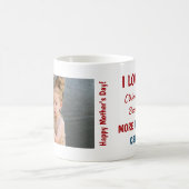 『ラブワールドの最高の2人目の母親の写真の日』 コーヒーマグカップ (中央)