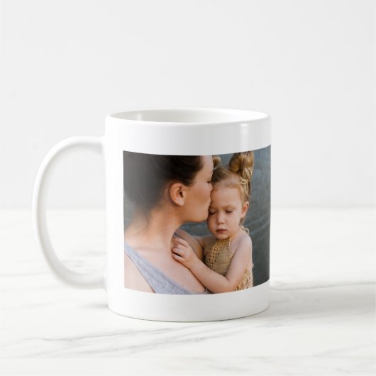 『ラブワールドの最高の2人目の母親の写真の日』 コーヒーマグカップ (左)
