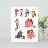 ラブヴァレンティーンズデイロマンチックなスクラップブックの要素 (スタンド正面)