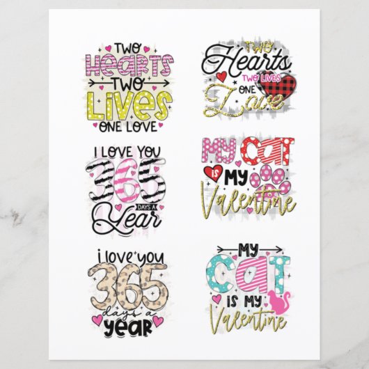 ラブヴァレンティーンズデイロマンチックなスクラップブックの要素 (正面)