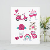 ラブヴァレンティーンズデイロマンチックなスクラップブックの要素 (スタンド正面)