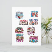 ラブヴァレンティーンズデイロマンチックなスクラップブックの要素 (スタンド正面)