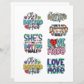 ラブヴァレンティーンズデイロマンチックなスクラップブックの要素 (正面/裏面)