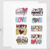 ラブヴァレンティーンズデイロマンチックなスクラップブックの要素 (正面/裏面)