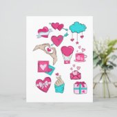 ラブヴァレンティーンズデイロマンチックなスクラップブックの要素 (スタンド正面)