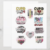 ラブヴァレンティーンズデイロマンチックなスクラップブックの要素 (正面/裏面)