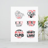 ラブヴァレンティーンズデイロマンチック引用文 (スタンド正面)