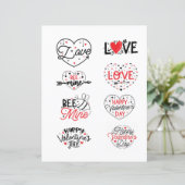 ラブヴァレンティーンズデイロマンチック引用文 (スタンド正面)