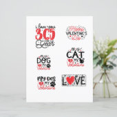 ラブヴァレンティーンズデイロマンチック引用文 (スタンド正面)