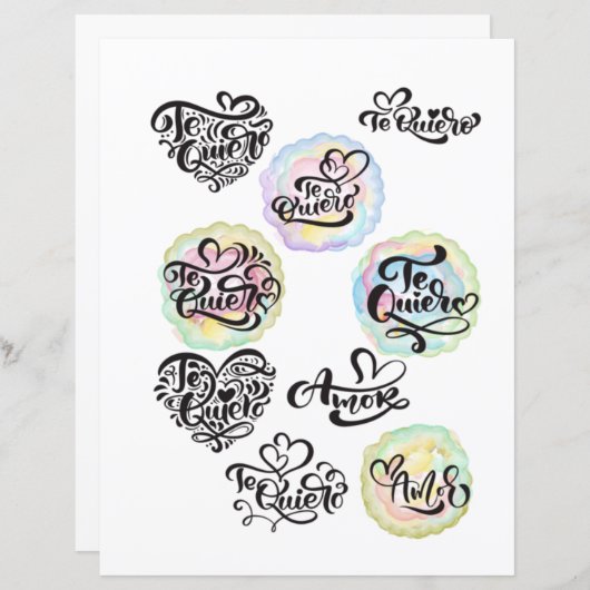 ラブヴァレンティーンズデイロマンチック引用文 (正面/裏面)