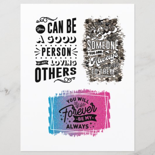 ラブヴァレンティーンズデイロマンチック引用文 (正面)