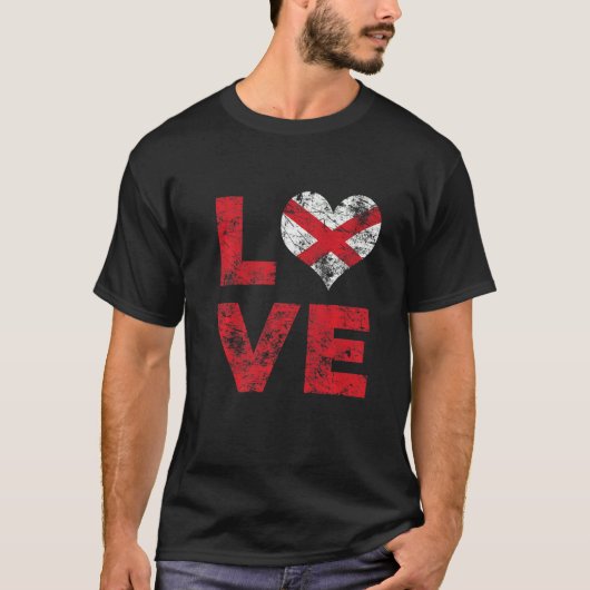 ラブヴィンテージアラバマ州旗 Tシャツ (正面)