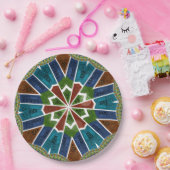 ラブ伝統的ルな色を提供する家 ペーパープレート (パーティー)