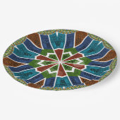 ラブ伝統的ルな色を提供する家 ペーパープレート (アングル)