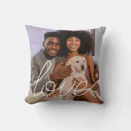 ラブ写真テンプレートパーソナライズされたカップル クッション