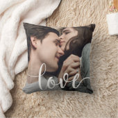 ラブ写真テンプレート クッション (ブランケット)