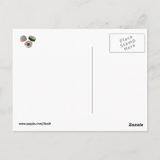 ラブ寿司 ポストカード (裏面)