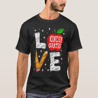 ラブ幼稚園アップル新学期先生 Tシャツ