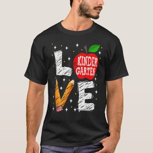 ラブ幼稚園アップル新学期先生 Tシャツ (正面)