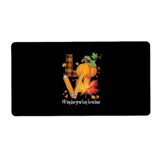 ラブ幼稚園先生紅葉秋 ラベル (正面)