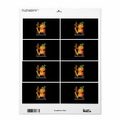 ラブ幼稚園先生紅葉秋 ラベル (フルシート)