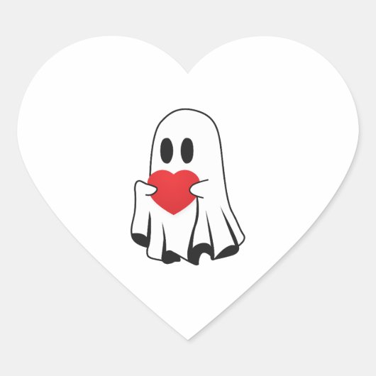 ラブ幽霊 ハートシール (正面)