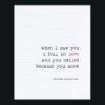 ラブ引用文アートタイポグラフィシェイクスピア ポスター<br><div class="desc">ラブ引用文アートタイポグラフィシェイクスピア</div>