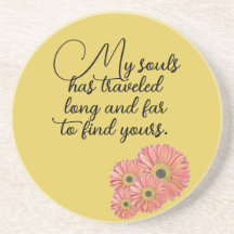 ラブ引用文コースター