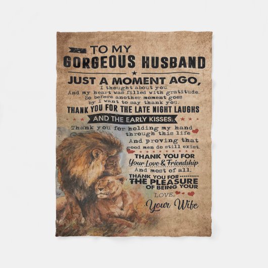 ラブ引用文フォアサンド |ラブリーギフト フリースブランケット (正面)