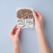 ラブ引用文フォー夫誕生日ギフト チラシ (手)