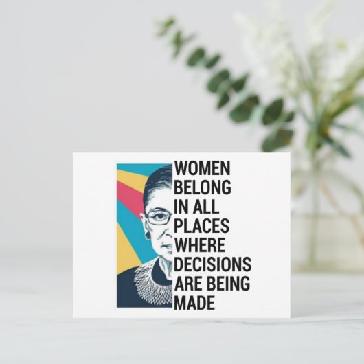 ラブ引用文ルスバダーギンズバーグ引用文 ポストカード (スタンド正面)