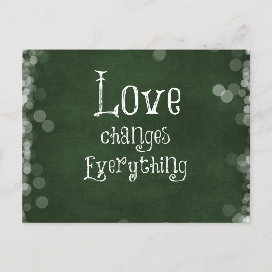 ラブ引用文 ポストカード (正面)