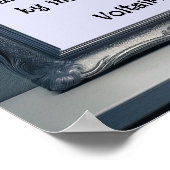 ラブ引用文 – ヴォルテール ポスター (角)