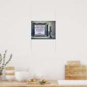 ラブ引用文 – ヴォルテール ポスター (キッチン)