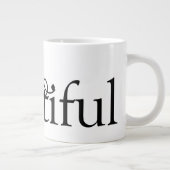 ラブ引用文IV ジャンボコーヒーマグカップ (右)