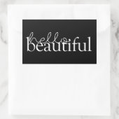 ラブ引用文IV 長方形シール (バッグ)