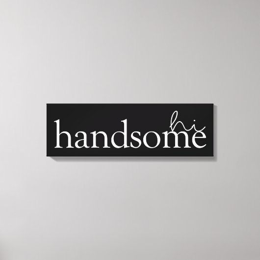 ラブ引用文V キャンバスプリント (正面)