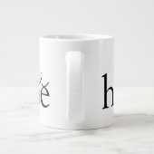 ラブ引用文V ジャンボコーヒーマグカップ (裏面)