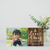 ラブ応援カントリーヴィンテージクリスマス シーズンカード (スタンド正面)