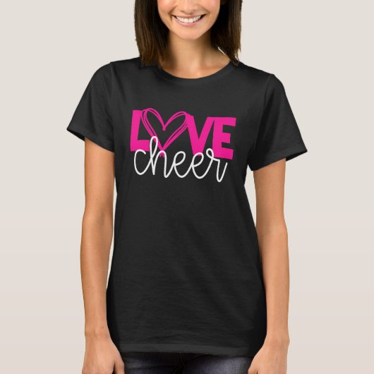 ラブ応援チアリーティングfor Her High School Footb Tシャツ (正面)