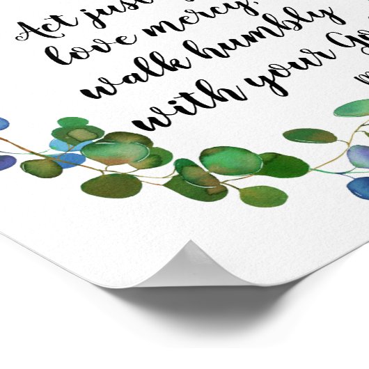 ラブ慈悲聖なる書物、 経典カスタム感動的引用文 ポスター (角)