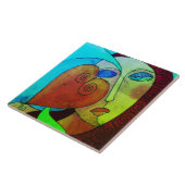 ラブ抽象芸術デジ絵画タル タイル (側面)