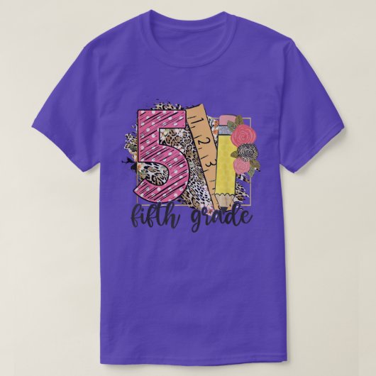 ラブ教えズ5年生新学期先生K Tシャツ (デザイン正面)