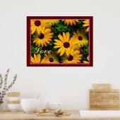 ラブ数々のフローラポスター ポスター (キッチン)