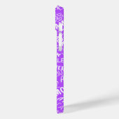 ラブ文字パープルiPhoneケース – 色を選択 Case-Mate iPhoneケース (裏面 / 左)